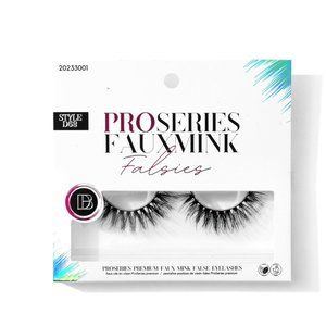 ProSeries Premium Faux Mink Falsies D68 Natural False Individual Eyelashes Makeu